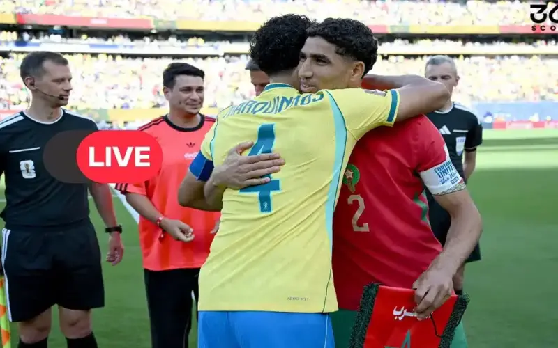 بث مباشر مجانًا مشاهدة مباراة المغرب والبرازيل الآن في كأس العالم 2026